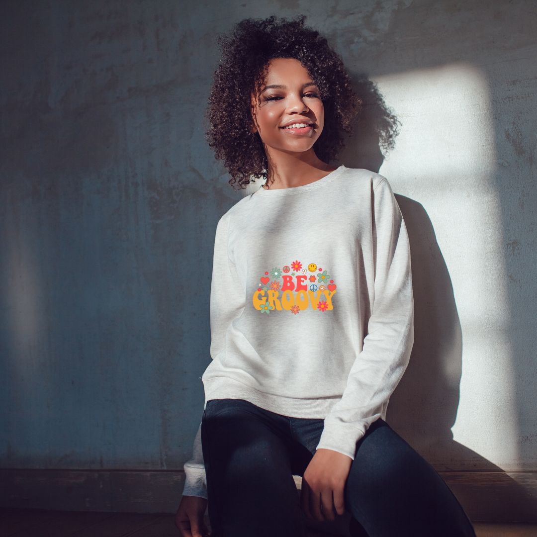 Be groovy - Organic Unisex Sweatshirt