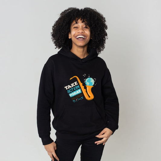 Take action - Unisex Organic Hoodie